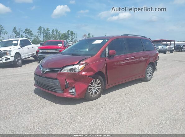 5TDYZ3DC3JS964993 2018 TOYOTA SIENNA Red Передня ліва чверть