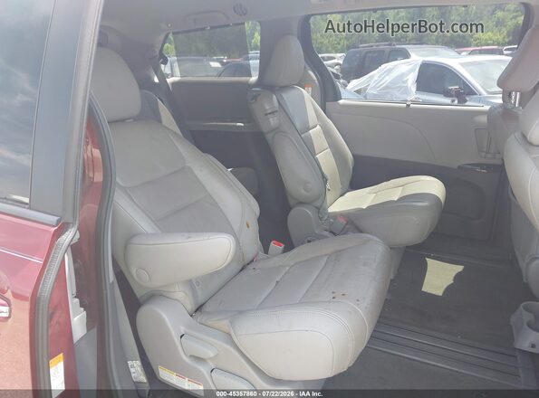 5TDYZ3DC3JS964993 2018 TOYOTA SIENNA Red Вид наклейки з VIN-кодом