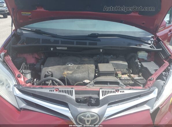 5TDYZ3DC3JS964993 2018 TOYOTA SIENNA Red Вид ззаду