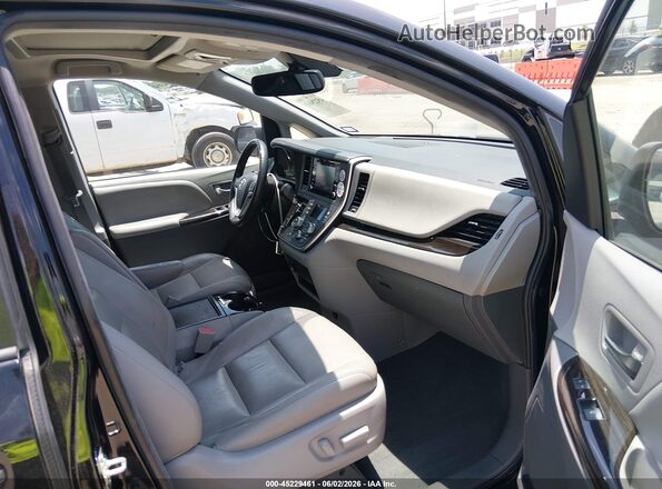 5TDYZ3DC3LS023157 2020 TOYOTA SIENNA Black წინა სალონის ხედი