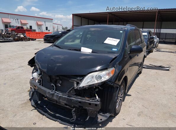 5TDYZ3DC3LS023157 2020 TOYOTA SIENNA Black წინა მარცხენა ხედი სამი მეოთხედიდან