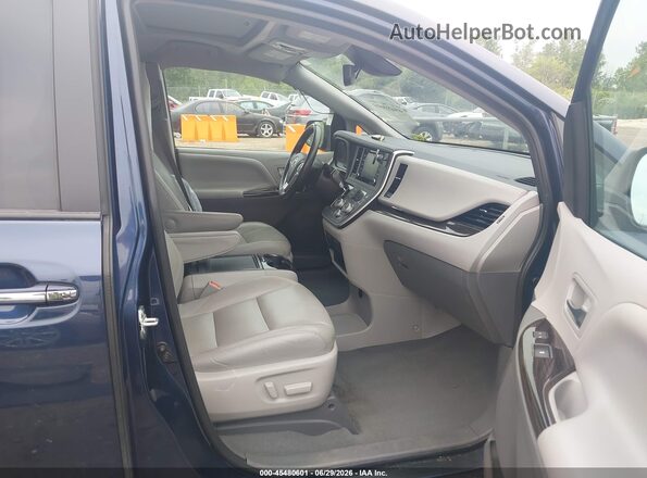 5TDYZ3DC3LS056515 2020 TOYOTA SIENNA Dark Blue Vista interior delantera