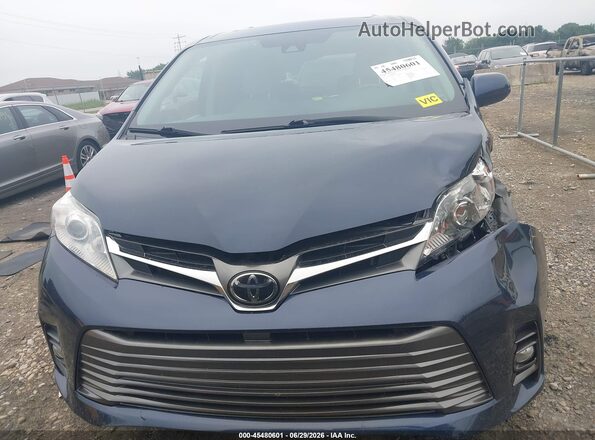 5TDYZ3DC3LS056515 2020 TOYOTA SIENNA Dark Blue Vista del cuadro de instrumentos