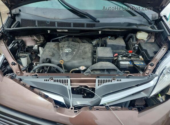5TDYZ3DC3LS067174 2020 TOYOTA SIENNA Tan Widok komory silnika