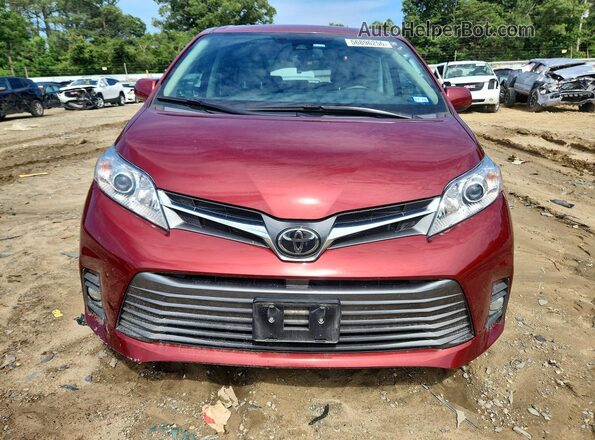 5TDYZ3DC3LS076750 2020 TOYOTA SIENNA Red Front view