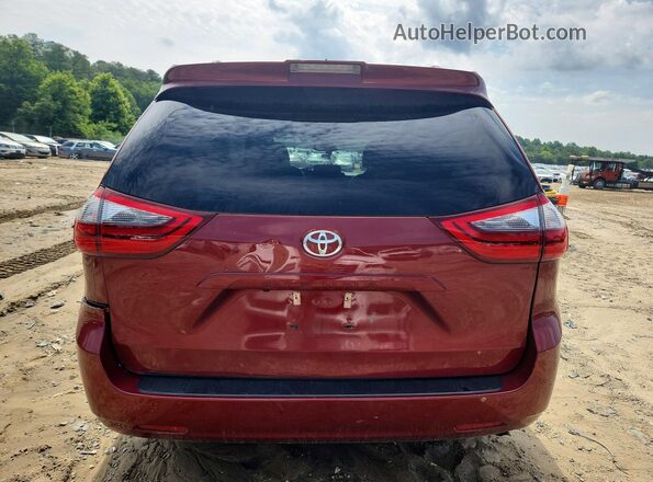 5TDYZ3DC3LS076750 2020 TOYOTA SIENNA Red Rear view