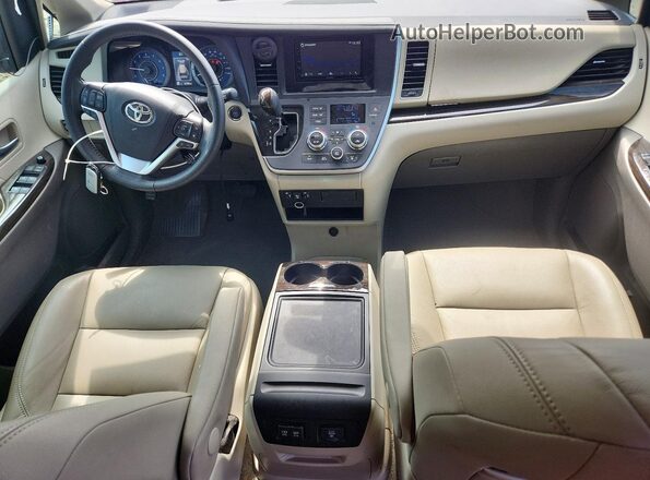 5TDYZ3DC3LS076750 2020 TOYOTA SIENNA Red Dashboard view