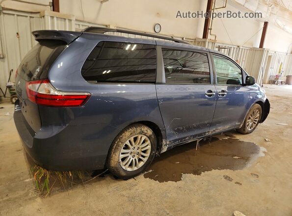 5TDYZ3DC4HS809525 2017 TOYOTA SIENNA Blue Trasero derecho