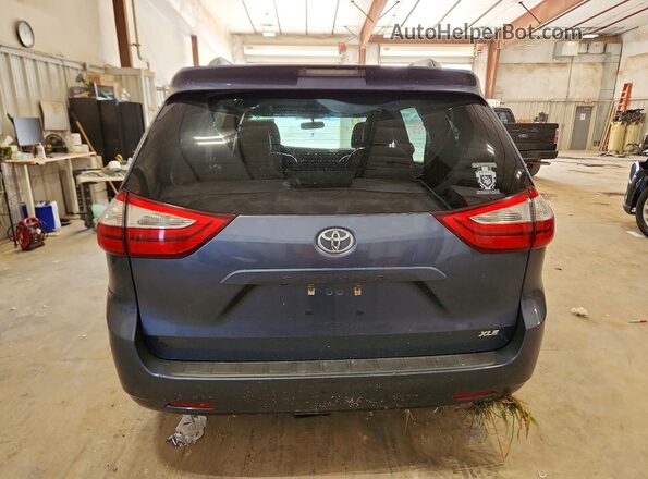 5TDYZ3DC4HS809525 2017 TOYOTA SIENNA Blue Vista trasera