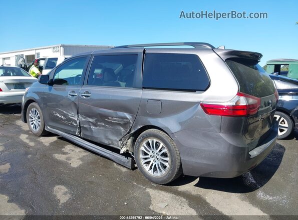 5TDYZ3DC4JS933865 2018 TOYOTA SIENNA Gray Trasero izquierdo