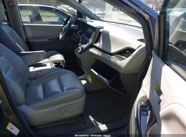 5TDYZ3DC4JS933865 2018 TOYOTA SIENNA Gray Vista interior delantera