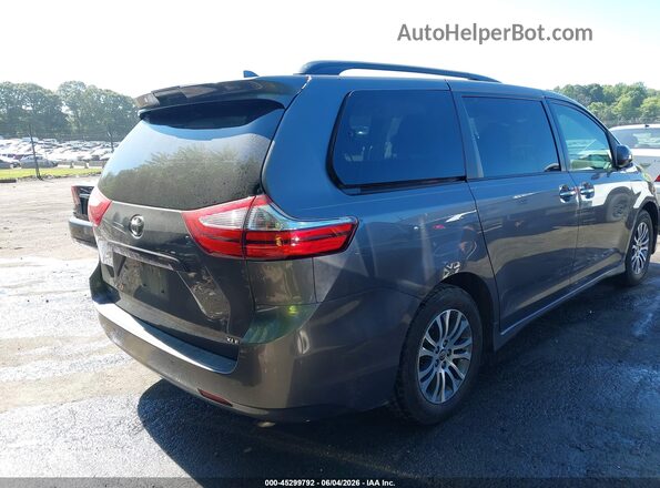 5TDYZ3DC4JS933865 2018 TOYOTA SIENNA Gray Trasero derecho