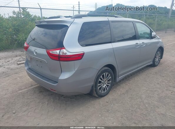 5TDYZ3DC4JS947670 2018 TOYOTA SIENNA Silver Trasero derecho