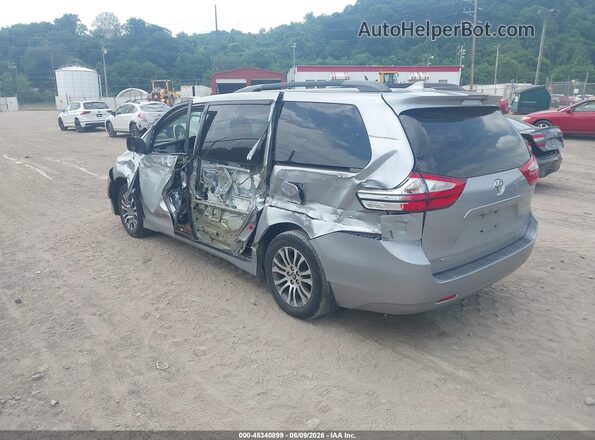 5TDYZ3DC4JS947670 2018 TOYOTA SIENNA Silver Trasero izquierdo