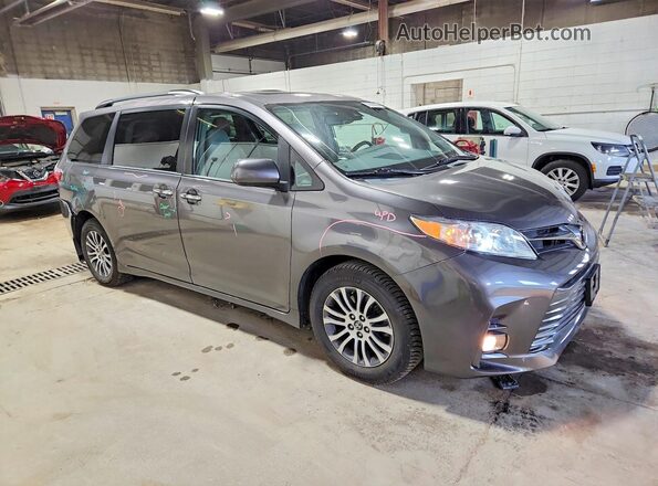 5TDYZ3DC4JS962685 2018 TOYOTA SIENNA Серый Передняя правая четверть