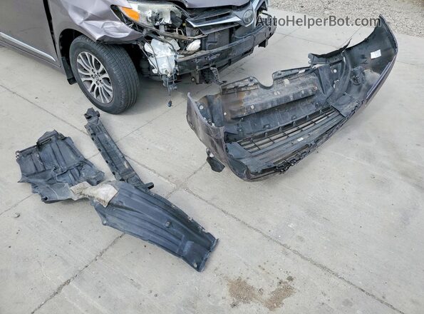 5TDYZ3DC4KS005720 2019 TOYOTA SIENNA Gray Вид наклейки з VIN-кодом