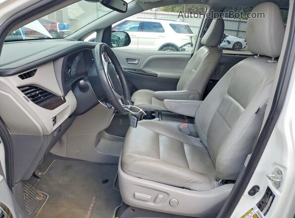 5TDYZ3DC4LS085389 2020 TOYOTA SIENNA White Widok wnętrza z przodu