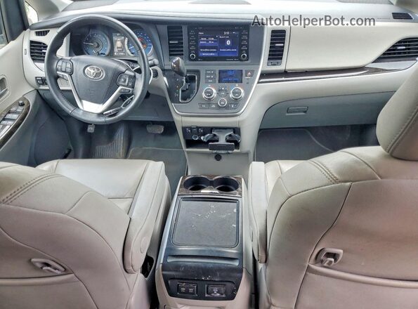 5TDYZ3DC4LS085389 2020 TOYOTA SIENNA White Widok deski rozdzielczej
