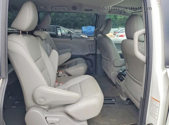 5TDYZ3DC4LS085389 2020 TOYOTA SIENNA White Widok wnętrza z tyłu