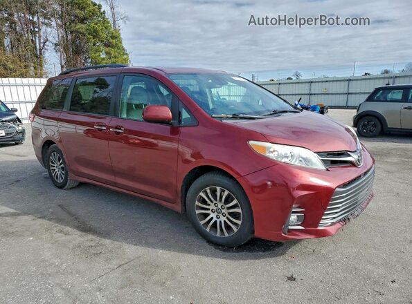 5TDYZ3DC5JS916329 2018 TOYOTA SIENNA Red წინა მარჯვენა