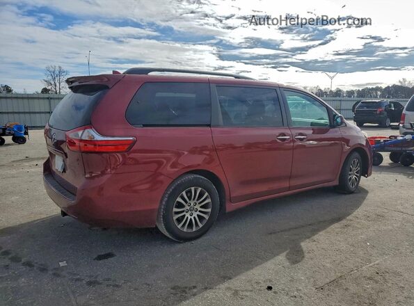 5TDYZ3DC5JS916329 2018 TOYOTA SIENNA Red უკანა მარჯვენა