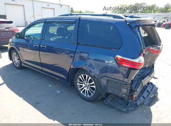 5TDYZ3DC5JS939609 2018 TOYOTA SIENNA Blue Trasero izquierdo
