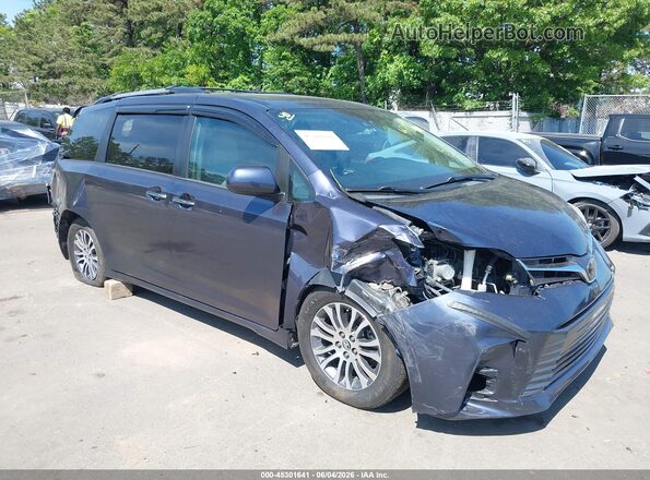 5TDYZ3DC5JS939609 2018 TOYOTA SIENNA Blue Vista frontal
