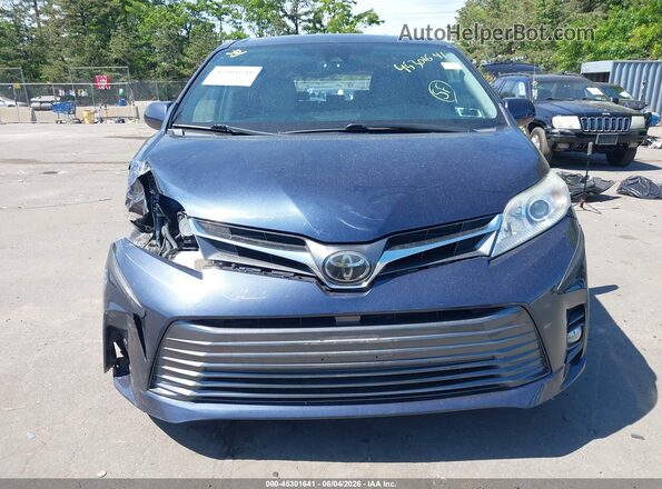 5TDYZ3DC5JS939609 2018 TOYOTA SIENNA Blue Vista del cuadro de instrumentos