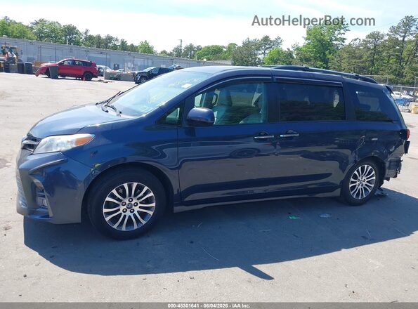 5TDYZ3DC5JS939609 2018 TOYOTA SIENNA Blue Vista interior de 360 grados