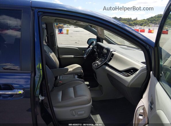 5TDYZ3DC5LS052689 2020 TOYOTA SIENNA Blue წინა სალონის ხედი