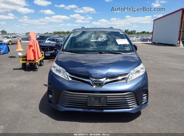 5TDYZ3DC5LS052689 2020 TOYOTA SIENNA Blue უკანა სალონის ხედი