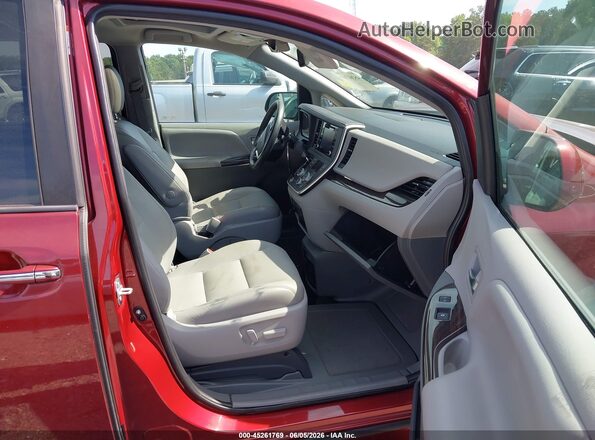 5TDYZ3DC5LS064938 2020 TOYOTA SIENNA Red Front interior view