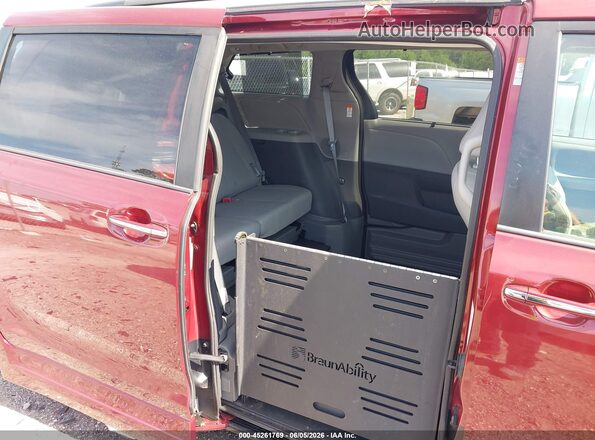 5TDYZ3DC5LS064938 2020 TOYOTA SIENNA Red VIN sticker view