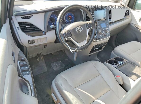 5TDYZ3DC5LS070402 2020 TOYOTA SIENNA Black წინა პანელის ხედი