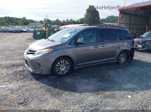 5TDYZ3DC6LS057626 2020 TOYOTA SIENNA Gray Vista tres cuartos delantera izquierda