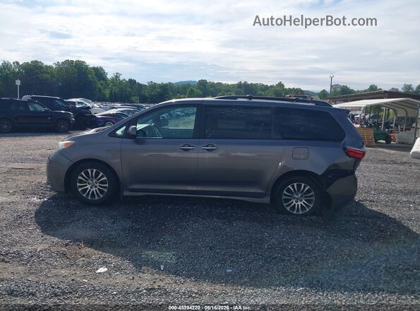 5TDYZ3DC6LS057626 2020 TOYOTA SIENNA Gray Vista interior de 360 grados