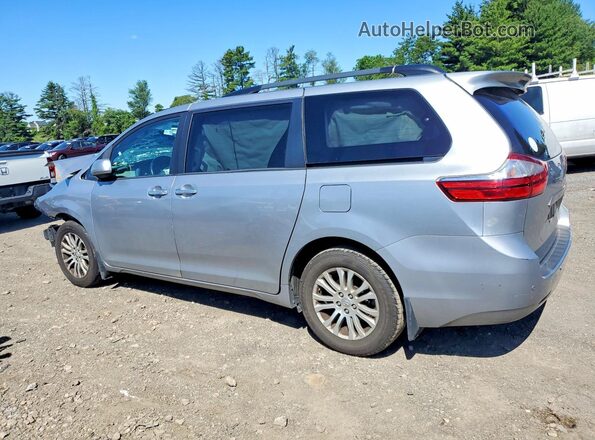 5TDYZ3DC7HS812273 2017 TOYOTA SIENNA Silver Rear left