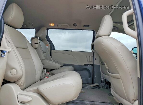 5TDYZ3DC7LS062852 2020 TOYOTA SIENNA Blue Вид задньої частини салону