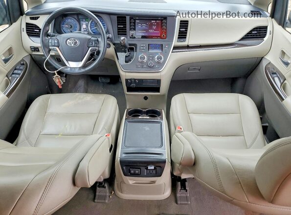5TDYZ3DC7LS062852 2020 TOYOTA SIENNA Blue Вид панелі приладів