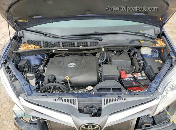 5TDYZ3DC7LS062852 2020 TOYOTA SIENNA Blue Вид підкапотного простору