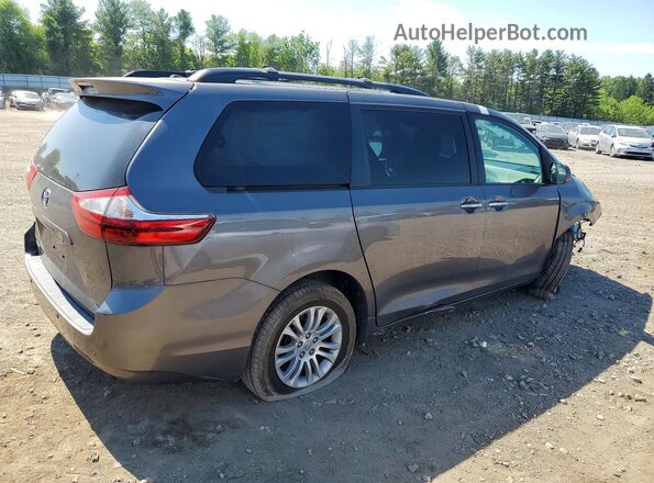 5TDYZ3DC8HS820138 2017 TOYOTA SIENNA Gray Rear right