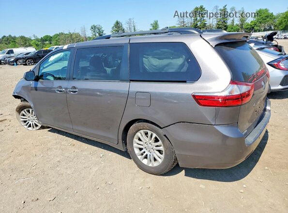 5TDYZ3DC8HS820138 2017 TOYOTA SIENNA Gray Rear left