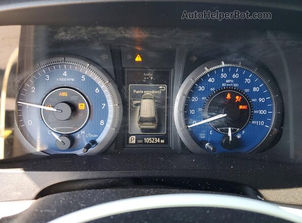 5TDYZ3DC8HS820138 2017 TOYOTA SIENNA Gray Instrument cluster view