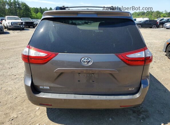 5TDYZ3DC8HS820138 2017 TOYOTA SIENNA Gray Rear view