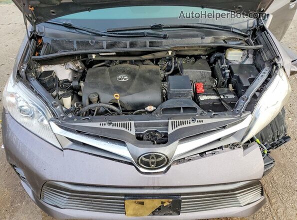 5TDYZ3DC8JS910525 2018 TOYOTA SIENNA Gray 