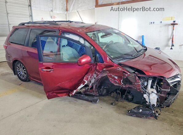 5TDYZ3DC8LS032050 2020 TOYOTA SIENNA Burgundy Przód prawy