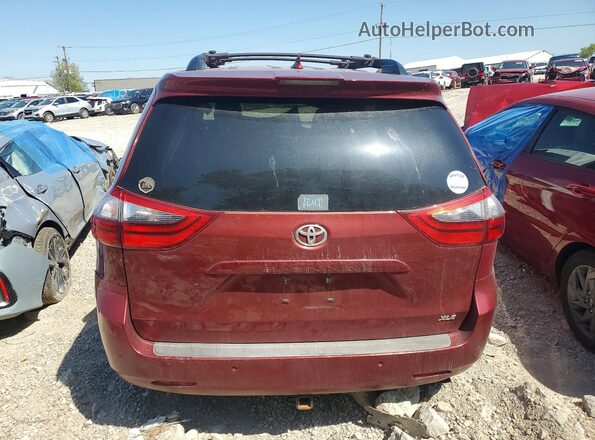 5TDYZ3DC8LS032050 2020 TOYOTA SIENNA Burgundy Widok z tyłu