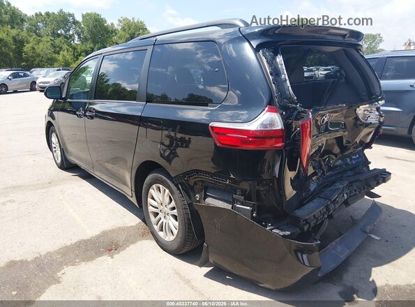 5TDYZ3DC9HS873446 2017 TOYOTA SIENNA Black Trasero izquierdo