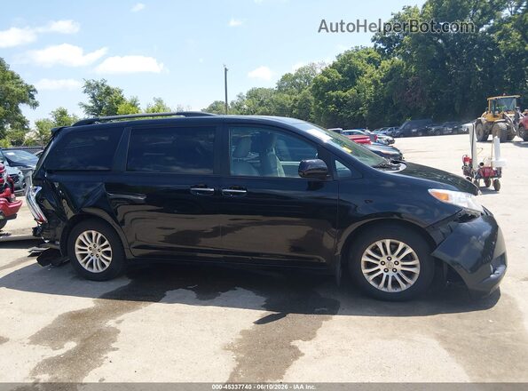 5TDYZ3DC9HS873446 2017 TOYOTA SIENNA Black Vista interior de 360 grados
