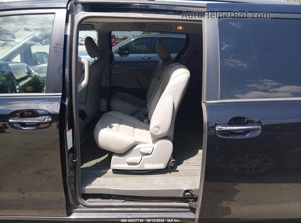 5TDYZ3DC9HS873446 2017 TOYOTA SIENNA Black Vista de la etiqueta del VIN